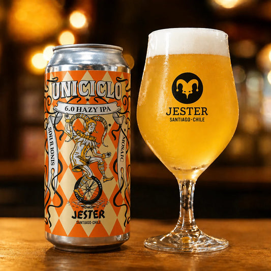 Jester Uniciclo Hazy Mosaic hazy IPA 473cc