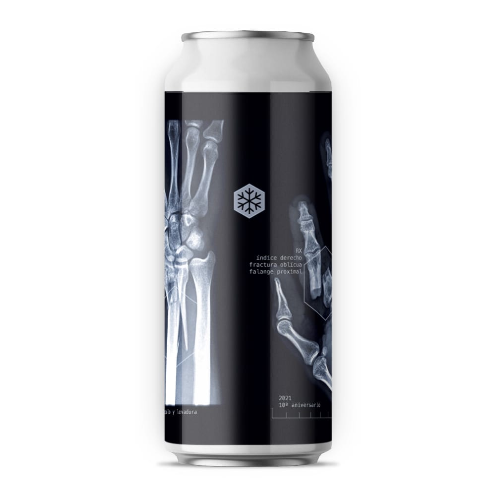 Cerveza Granizo Fracture Imperial Stout Bourbon Lata 473cc
