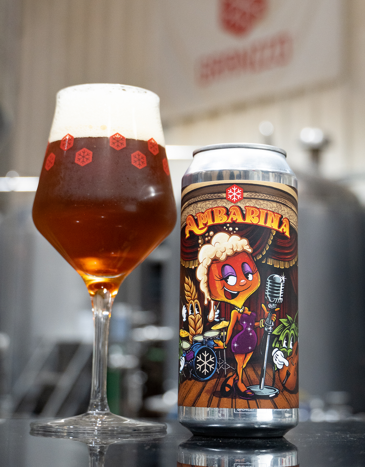 Cerveza Granizo Ambarina American Amber Ale Lata 473cc