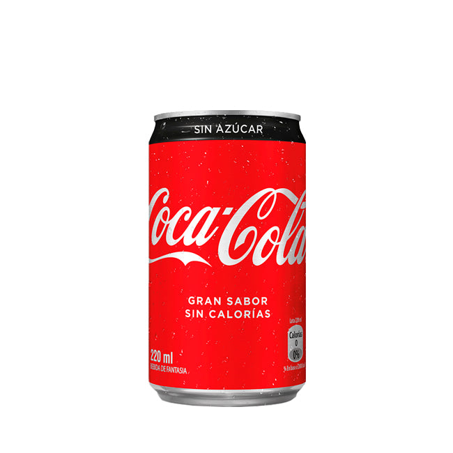 Coca-Cola Zero Lata 220 cc