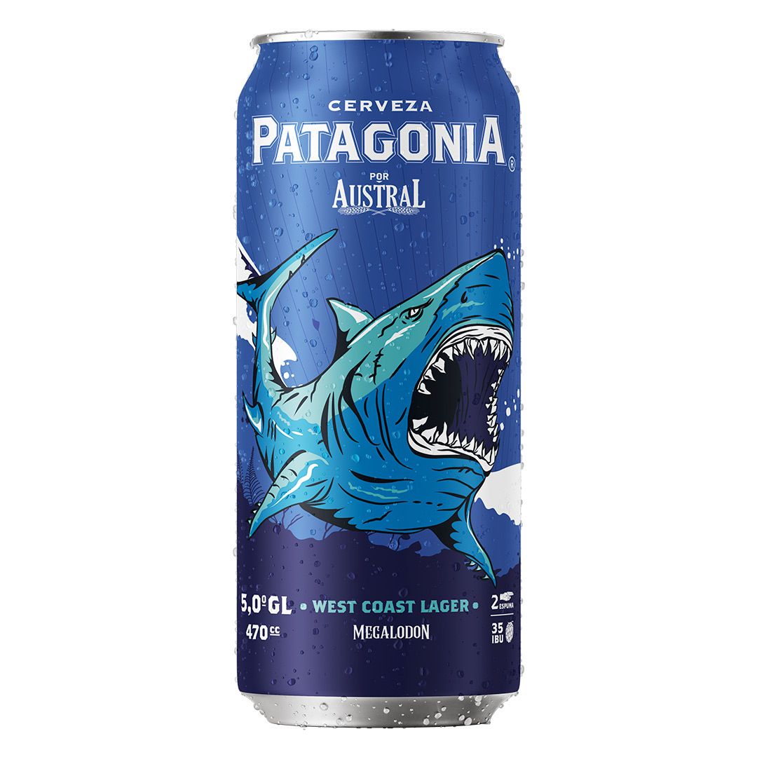 Cerveza Austral Patagonia West Coast Lager Lata 470 cc