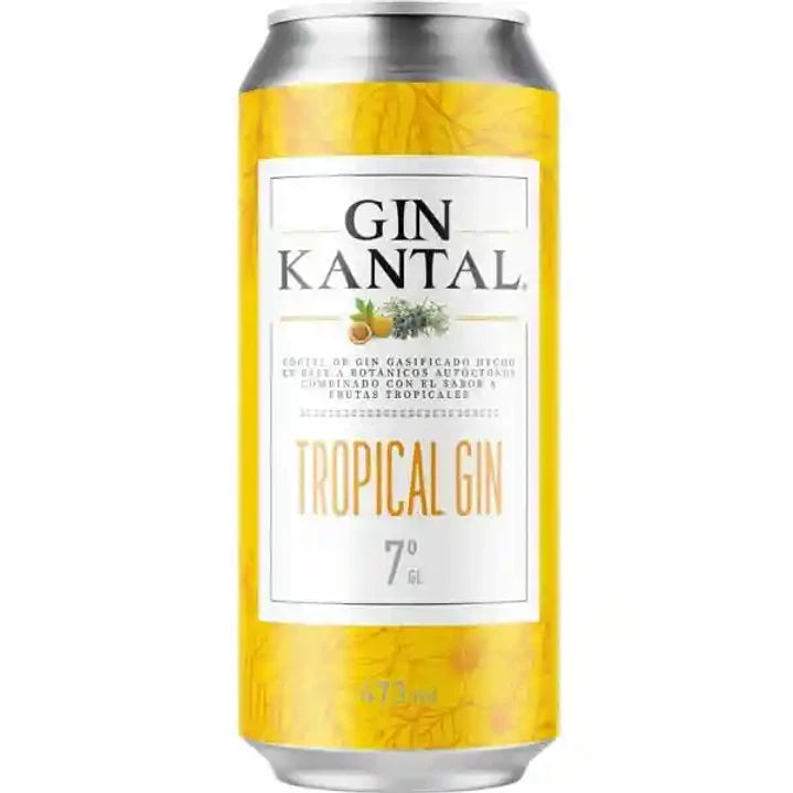 Gin Kantal Tropical 7º Lata 473cc