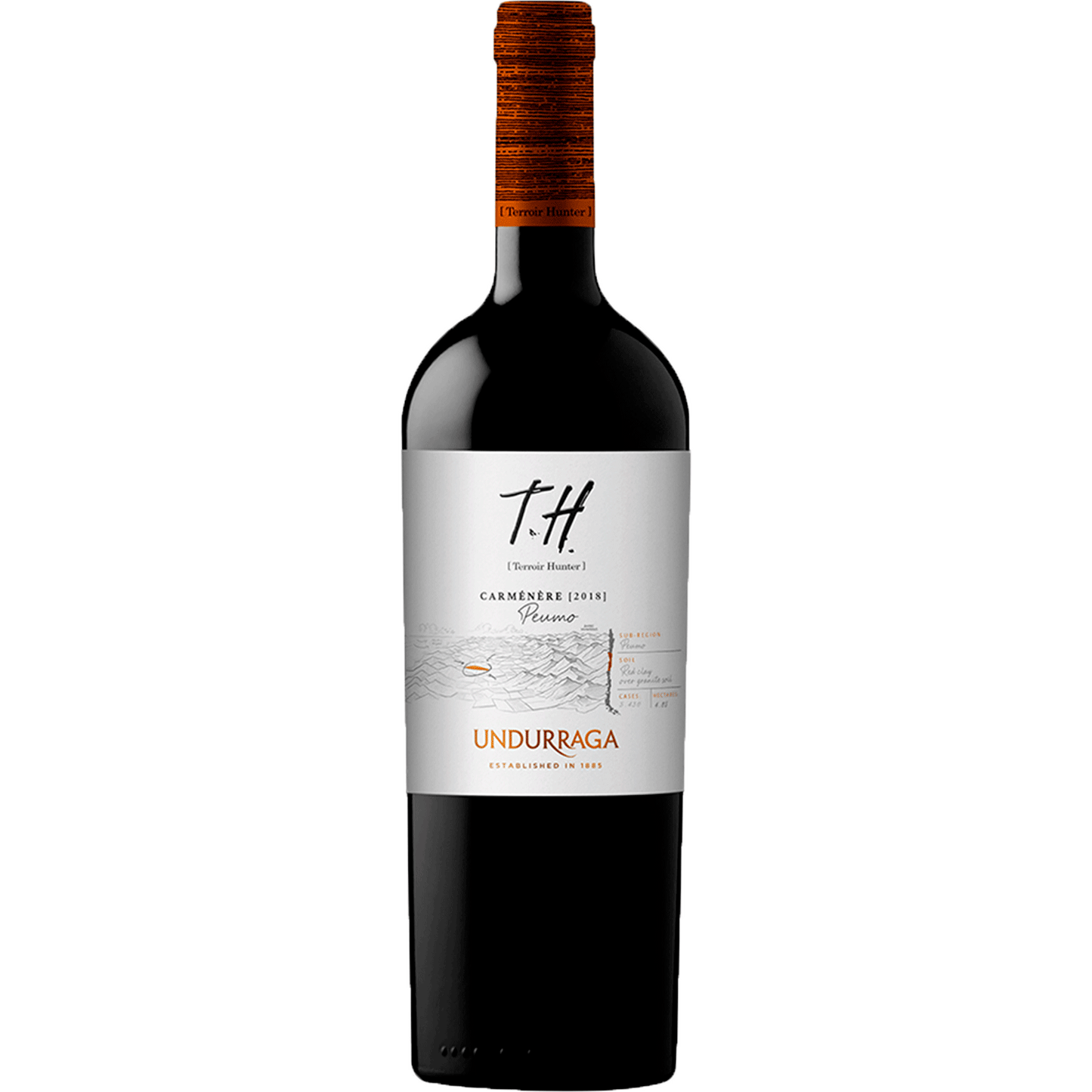 Vino TH (Terroir Hunter) Carmenere Viña Undurraga 750 Ml