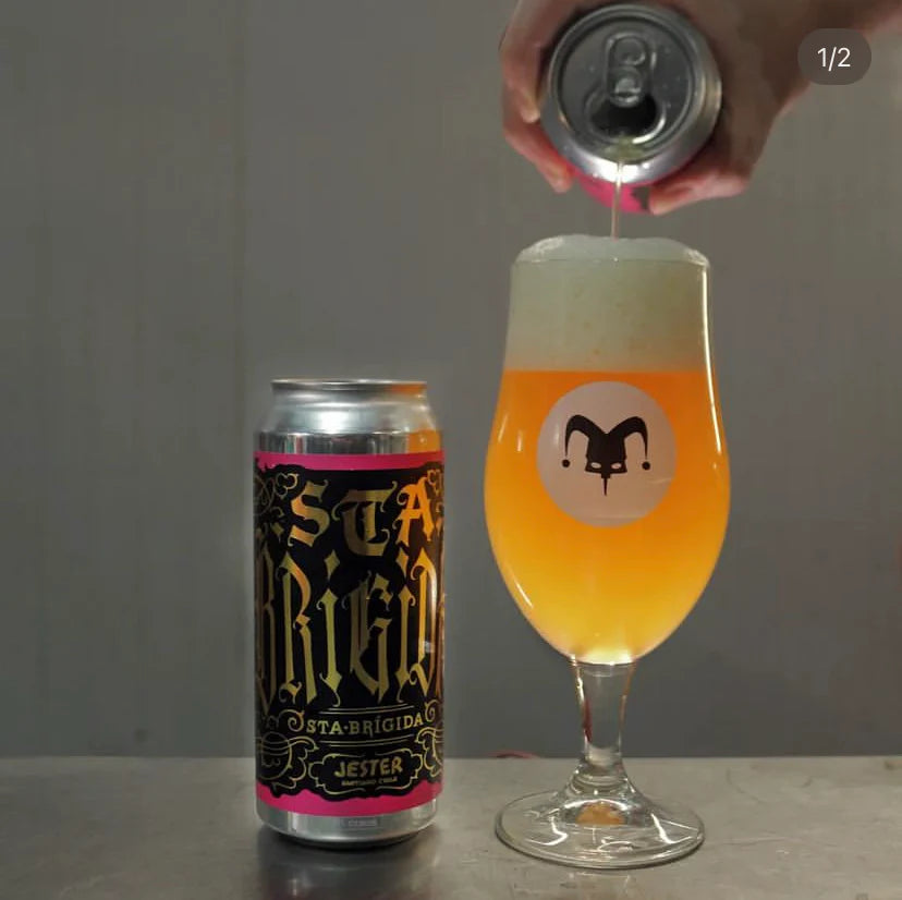 Cerveza Jester Santa Brigida - Tripel Lata 473 cc