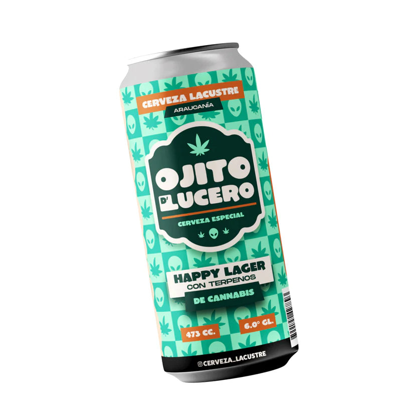 Cerveza Lacustre Ojito D' Lucero - Happy Lager 473 ml
