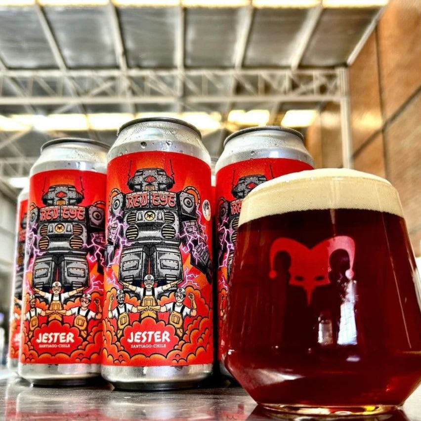 Cerveza Jester RedEye Red IPA 473ml