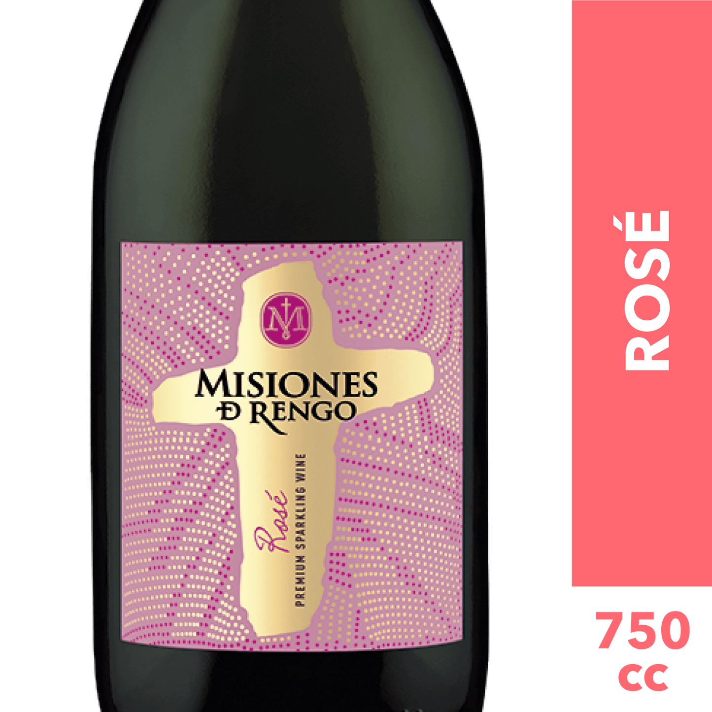 Espumante Misiones de Rengo Rose botella 750 cc