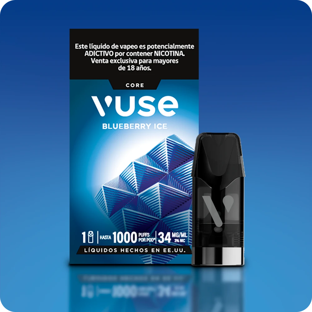 Líquido Vuse 1000 Blueberry Ice 1 Pod