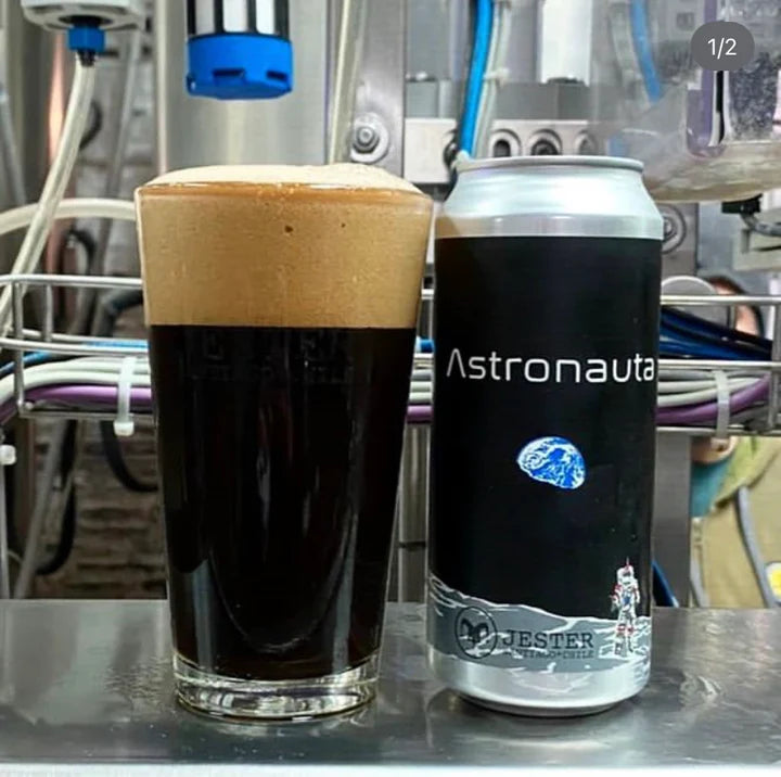 Cerveza Jester Astronauta American Stout Lata 473cc
