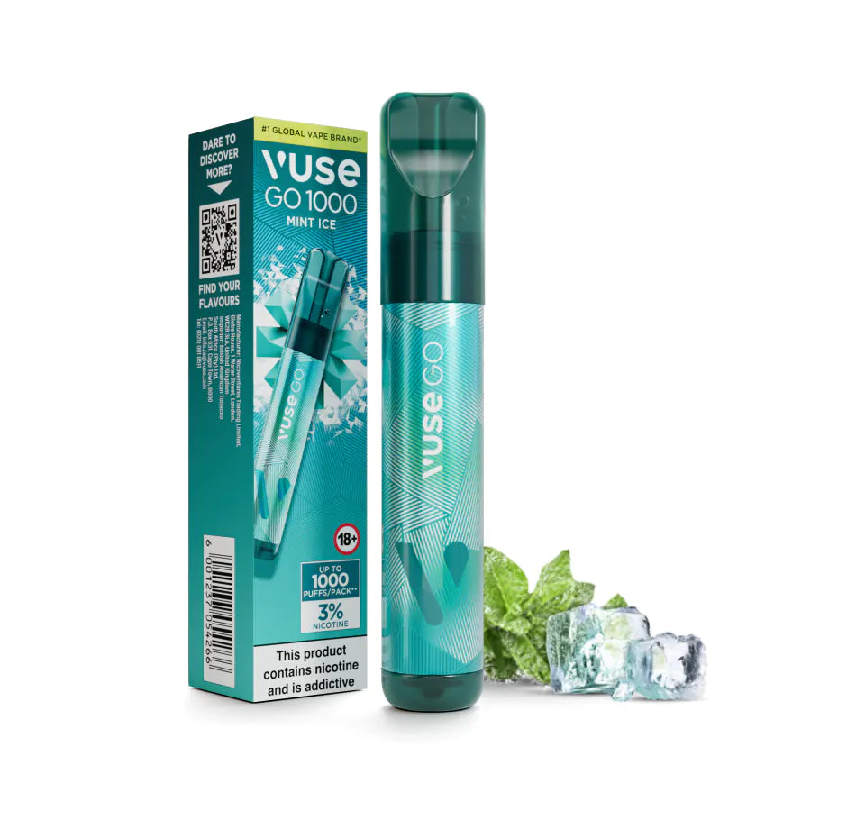 Vaporizador Vuse Go Mint Ice 1000 Puffs