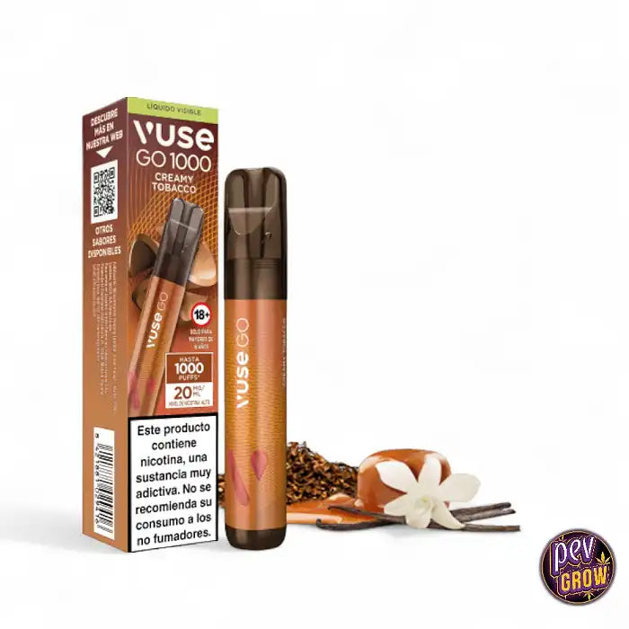Vaporizador Vuse Go Creamy Tobacco 1000 Puffs Licorera La Previa Vaporizador Vuse Go Creamy Tobacco 1000 Puffs Licorera La Previa