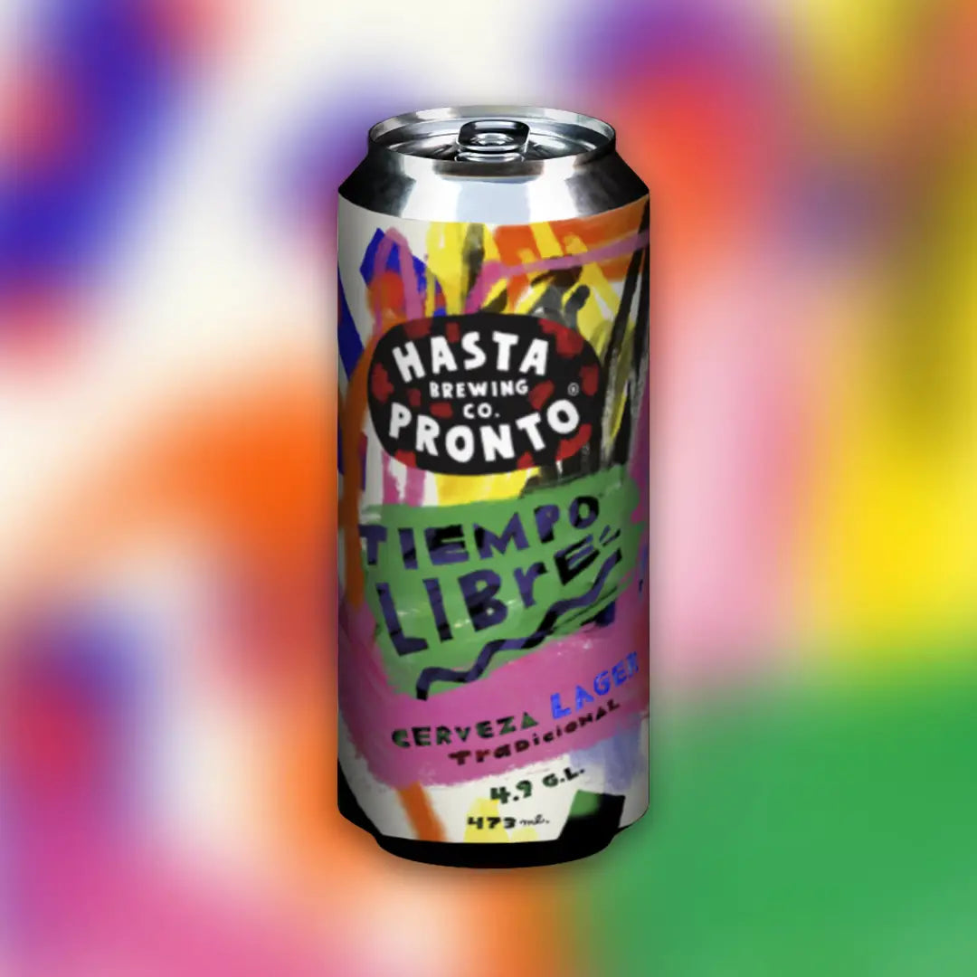 Cerveza Hasta Pronto Tiempo Libre Lager 473 cc