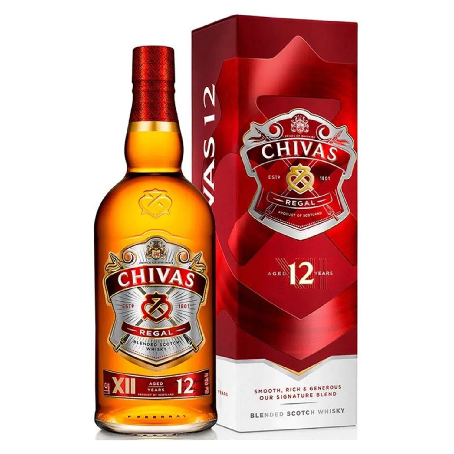 Chivas Regal 12 años 40° 750ml – Licorería La Previa
