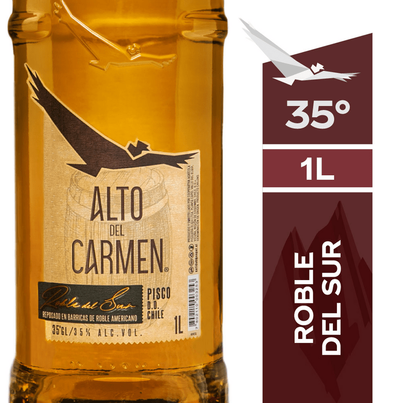 Pisco Alto del Carmen Roble del Sur 35° 1 L