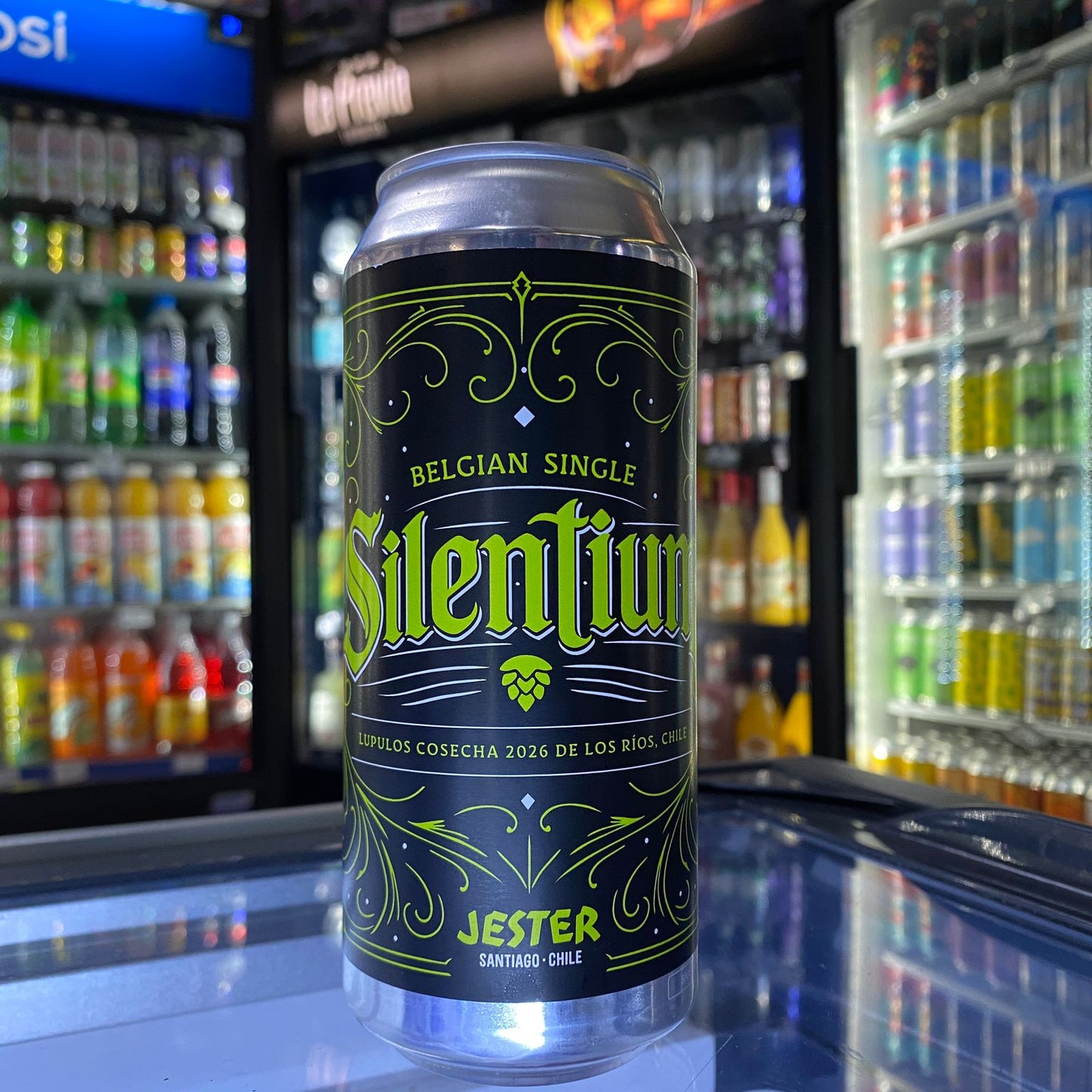 Cerveza Jester Silentium Belgian Style Single Blond Lata 473ml