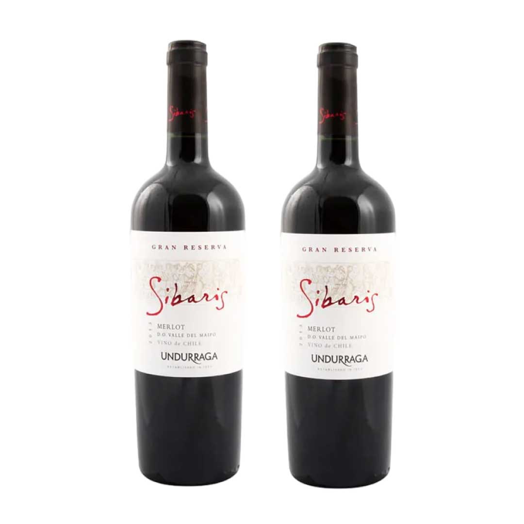 2x Vino Sibaris Gran Reserva Merlot 750ml