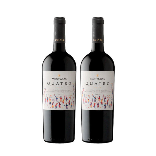 2x Vino Montgras Quatro 750 ml