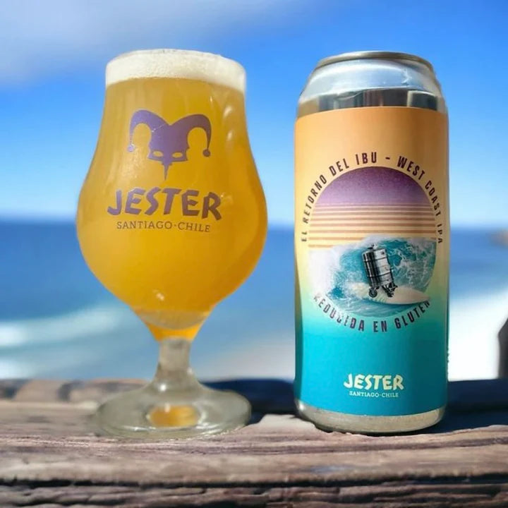 Cerveza Jester El retorno del IBU West Coast IPA 473ml