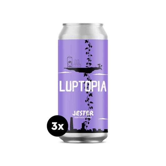 Pack 3x Cerveza Jester Luptopia West Coast Imperial IPA 473ml
