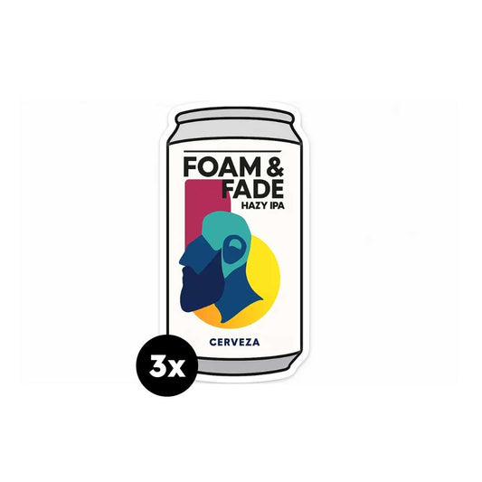 3x Pack Cerveza Hasta Pronto Foam & Fade Hazy Ipa 473 cc