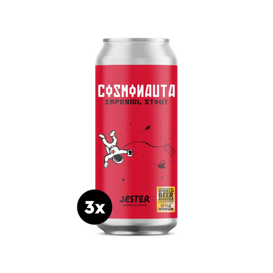 Pack 3 Cerveza Jester Cosmonauta 473cc