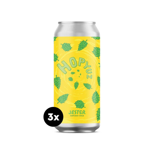 Pack 3 Cerveza Jester HopYuz NEIPA 473cc