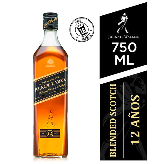 Whisky Johnnie Walker Black Label 40° 750ml