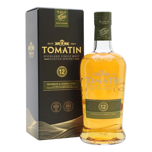 Whisky Tomatin 12 Años Bourbon & Sherry Cask 700ml
