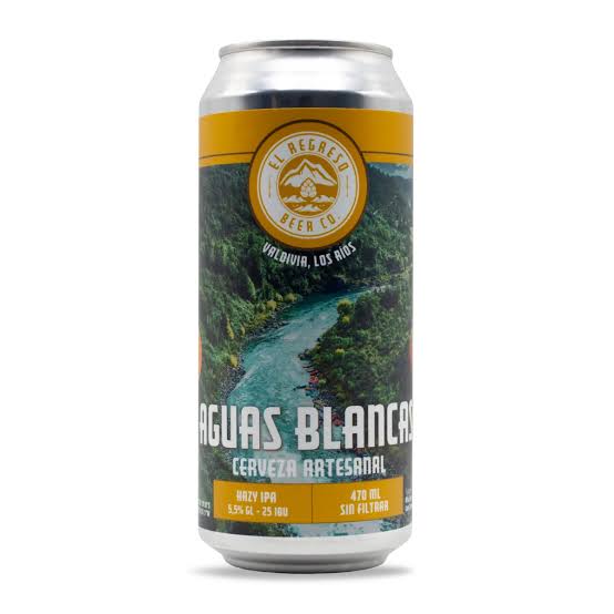 Cerveza El Regreso Aguas Blancas Hazy IPA 473 ml