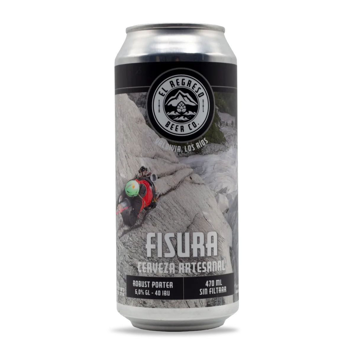 Cerveza El Regreso Fisura Robust Porter Lata 473 ml