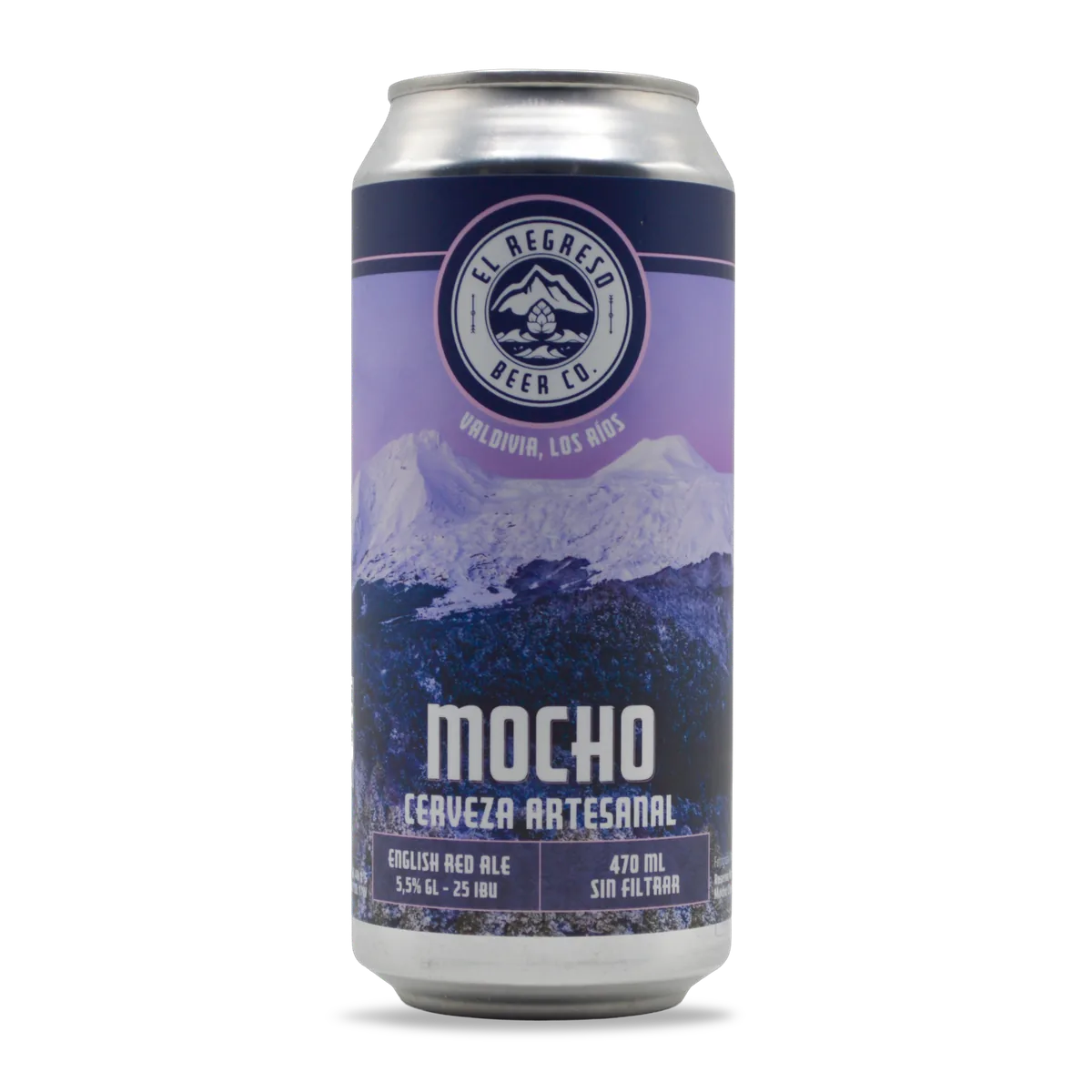 Cerveza El Regreso Mocho English Red Ale 5.5° Lata 473 ml