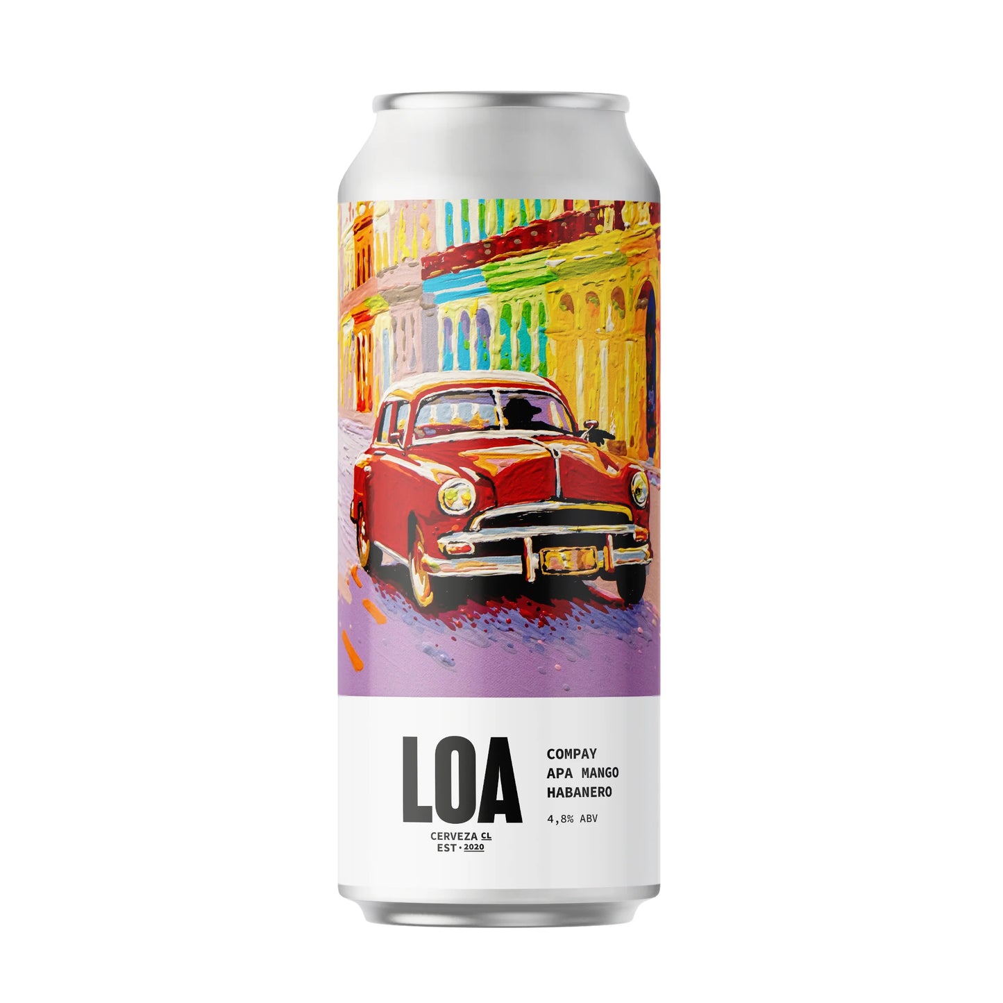Cerveza LOA Apa Mango Habanero Compay Lata 473ml