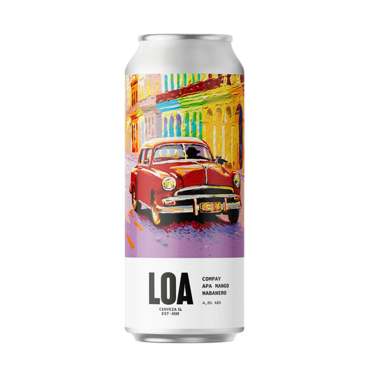 Cerveza LOA Apa Mango Habanero Compay Lata 473ml