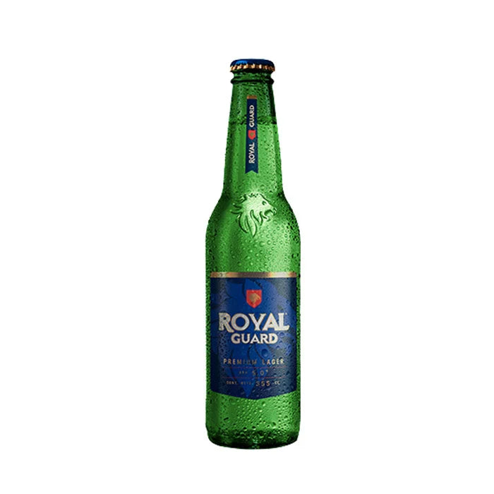 Cerveza Royal Guard Lager botella 355 cc
