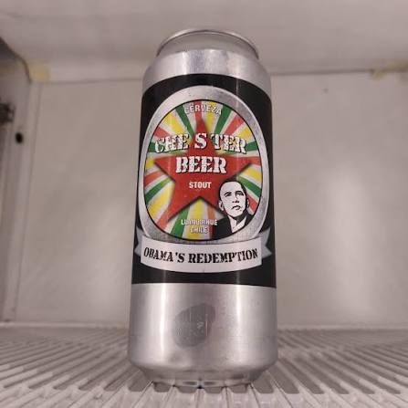 Cerveza Chester Beer Obama's Redemption Stout 473ml
