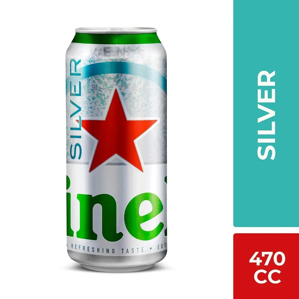 Cerveza Heineken Silver 470 ml