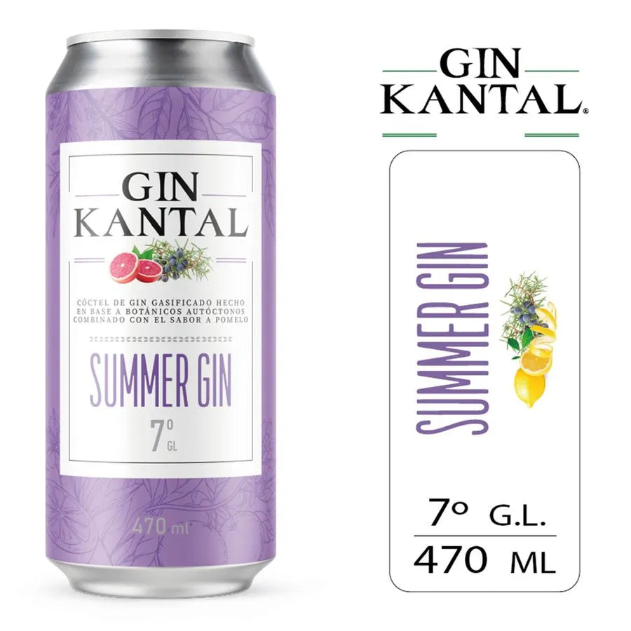 Gin Kantal Summer 7º Lata 473cc