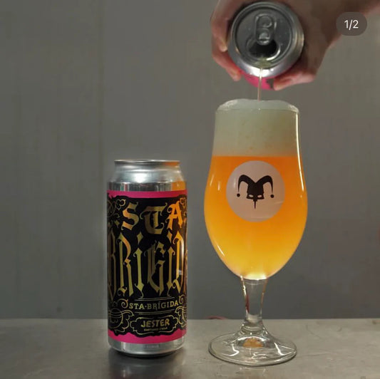 Cerveza Jester Santa Brigida - Tripel Lata 473 cc
