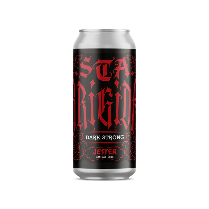 Cerveza Jester Sta Brigida - Dark Strong Lata 473 cc