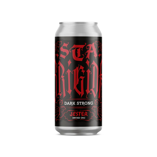 Cerveza Jester Sta Brigida - Dark Strong Lata 473 cc
