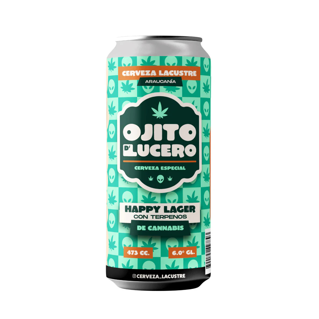 Cerveza Lacustre Ojito D' Lucero - Happy Lager 473 ml
