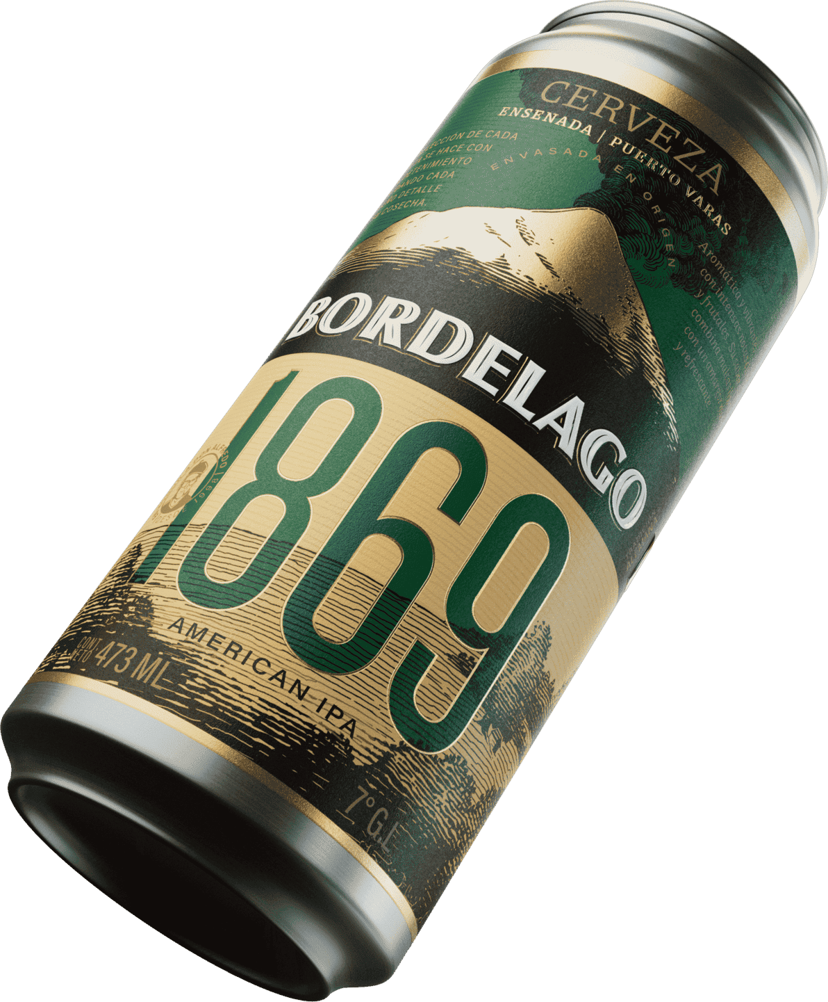 Cerveza Artesanal Bordelago 1869 - American IPA Lata 473cc
