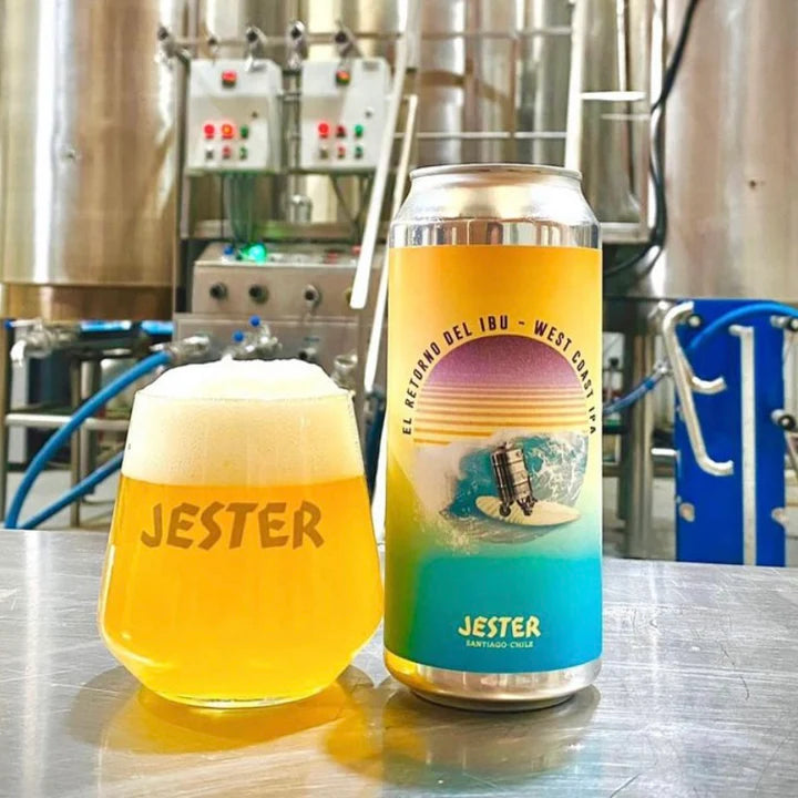 Cerveza Jester El retorno del IBU West Coast IPA 473ml