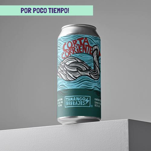 Cerveza Tamango Corta Corriente Hazy Ipa 473 ml