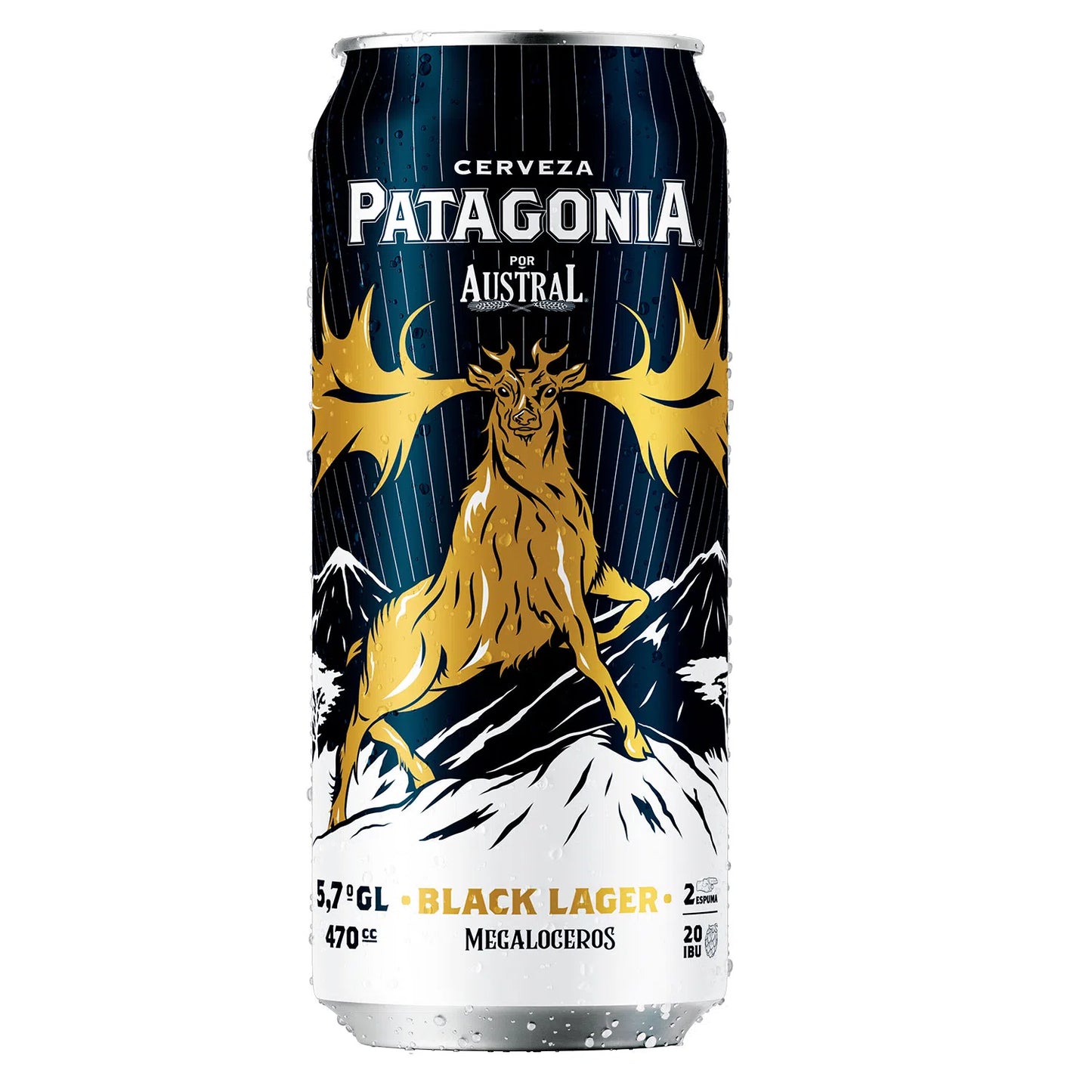 Cerveza Austral Patagonia Black Lager 470cc