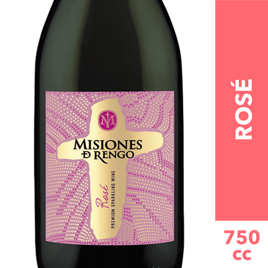 Espumante Misiones de Rengo Rose botella 750 cc