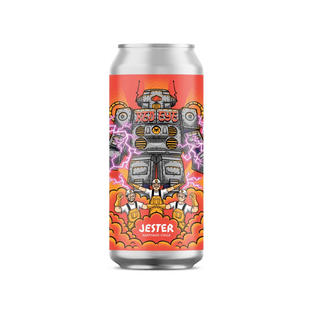 Cerveza Jester RedEye Red IPA 473ml
