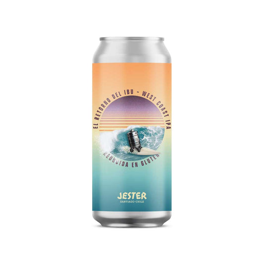 Cerveza Jester El retorno del IBU West Coast IPA 473ml