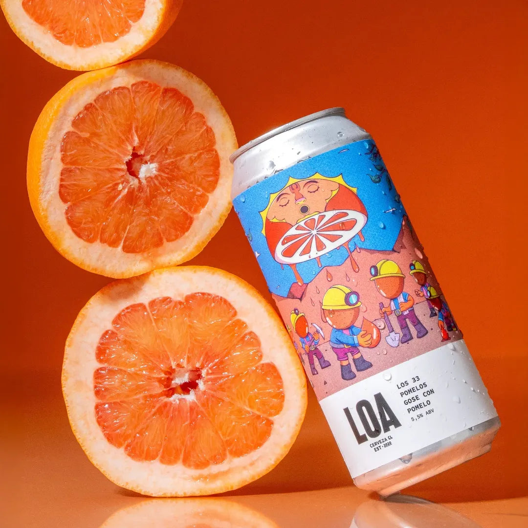 Cerveza Loa Los 33 Pomelos Gose con Polmelo 470 ml