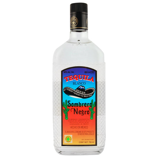 Tequila Blanco Sombrero Negro 40° 750 cc